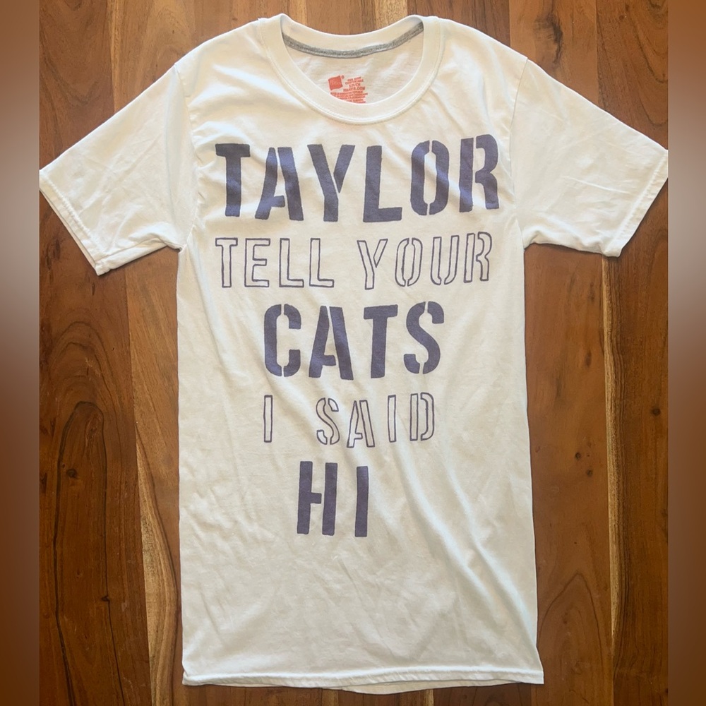 Taylor Swift Themed Handmade Fitted T-Shirt Made for The Eras Tour Concert